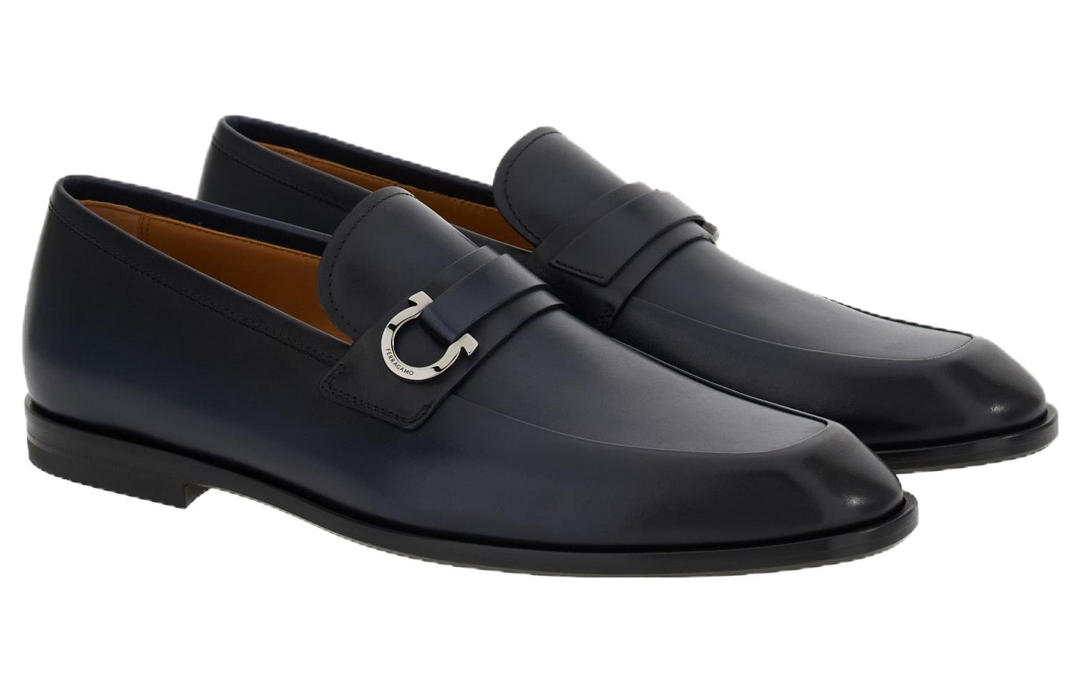 FERRAGAMO Gancini Loafer 'Ocean Blue' 圖 2