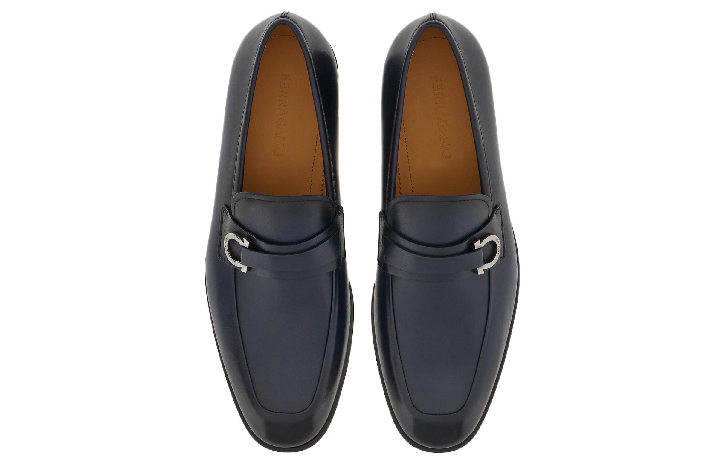 FERRAGAMO Gancini Loafer 'Ocean Blue' 圖 3