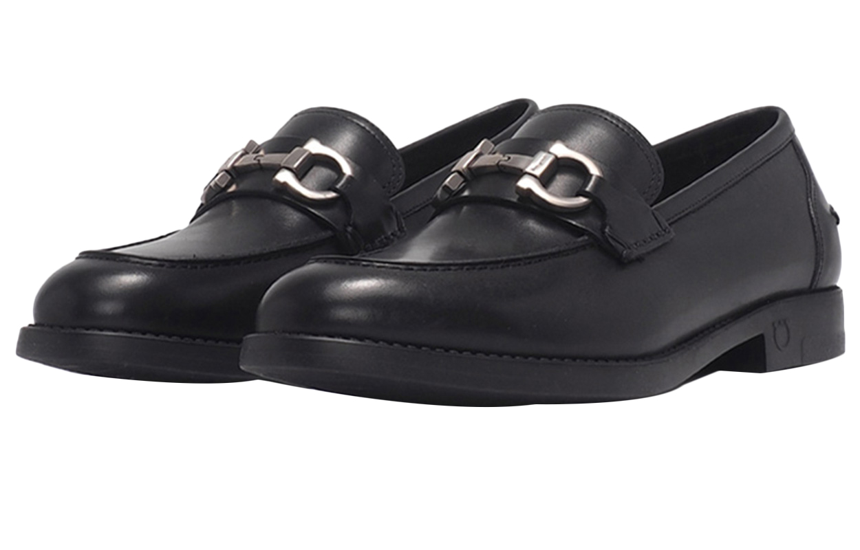 FERRAGAMO Gancini Loafer 'Simple CMFT Black' 圖 3