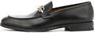 Sneaker Kulit Rendah FERRAGAMO Gancini 'Hitam' 020373-745223