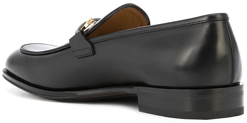 FERRAGAMO Gancini Low-Top Leather Sneaker 'Black' 020373-745223 Lookbook FERRAGAMO Gancini Low-Top Leather Sneaker 'Black' 020373-745223