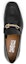 Shop Sneaker Kulit Rendah FERRAGAMO Gancini 'Hitam' 020373-745223