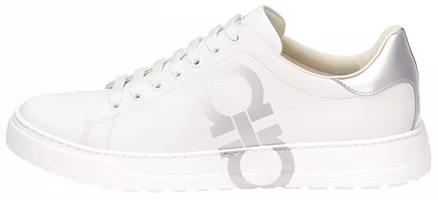 FERRAGAMO Gancini Low Top 'Silver White' 020489-747634 FERRAGAMO Gancini Low Top 'Silver White' 020489-747634