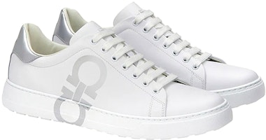 FERRAGAMO Gancini Low Top 'Plateado Blanco' 020489-747634 Lookbook FERRAGAMO Gancini Low Top 'Plateado Blanco' 020489-747634