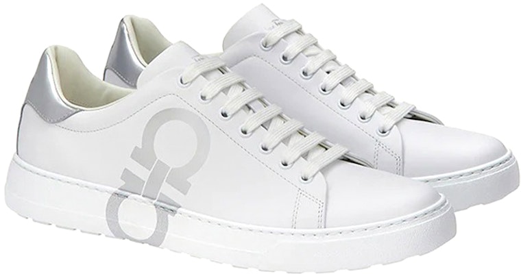 FERRAGAMO Gancini Low Top 'Silver Putih' 020489-747634 Lookbook FERRAGAMO Gancini Low Top 'Silver Putih' 020489-747634