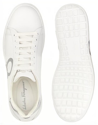 FERRAGAMO Gancini Low Top 'Silver Putih' 020489-747634 Purchase FERRAGAMO Gancini Low Top 'Silver Putih' 020489-747634