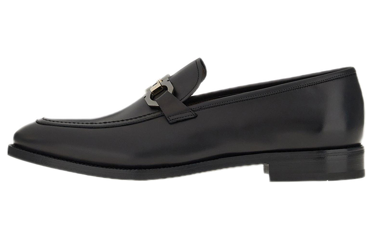 FERRAGAMO Gancini Moccasin 'Black' 020771-756101