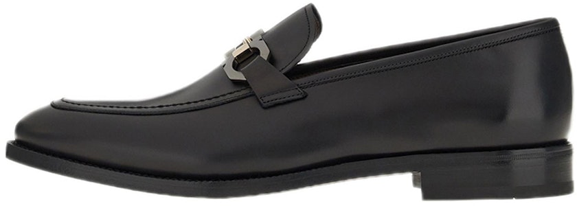 菲拉格慕 Gancini 扣飾休閒莫卡辛鞋 黑色 Buy 菲拉格慕 Gancini 扣飾休閒莫卡辛鞋 黑色