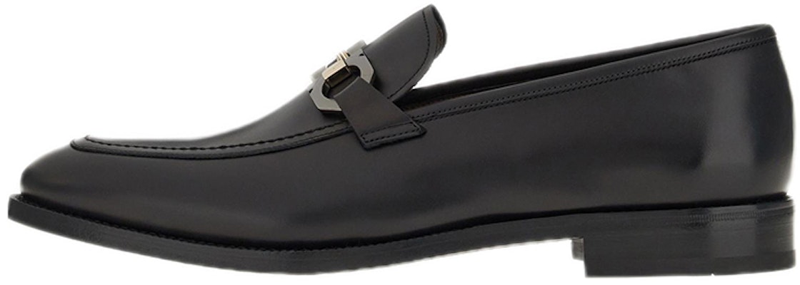 菲拉格慕 Gancini 扣飾休閒莫卡辛鞋 黑色 Buy 菲拉格慕 Gancini 扣飾休閒莫卡辛鞋 黑色