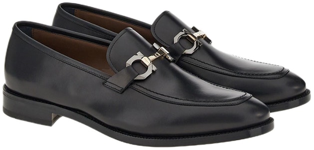 菲拉格慕 Gancini 扣飾休閒莫卡辛鞋 黑色 Order 菲拉格慕 Gancini 扣飾休閒莫卡辛鞋 黑色