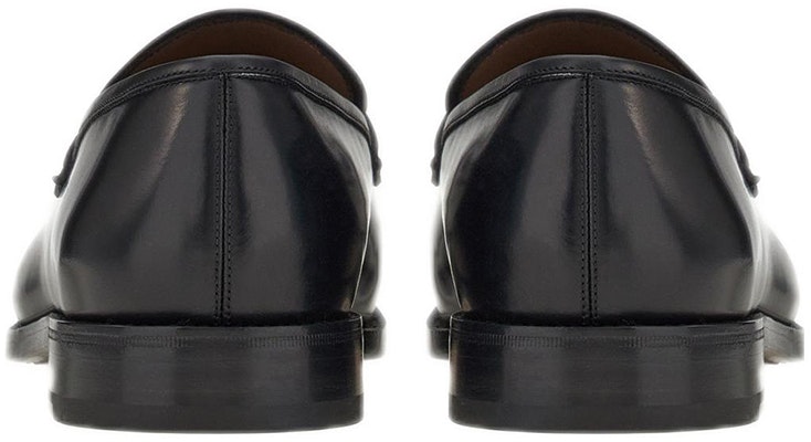 菲拉格慕 Gancini 黑色莫卡辛鞋 020771-756101 Shop 菲拉格慕 Gancini 黑色莫卡辛鞋 020771-756101