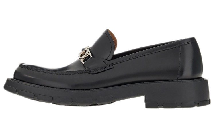 FERRAGAMO Gancini Moccasin 'Black'