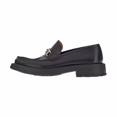 FERRAGAMO Gancini Moccasin 'Black'