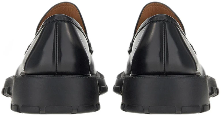 FERRAGAMO Gancini 黑色莫卡辛鞋 020814-753788 Shop FERRAGAMO Gancini 黑色莫卡辛鞋 020814-753788