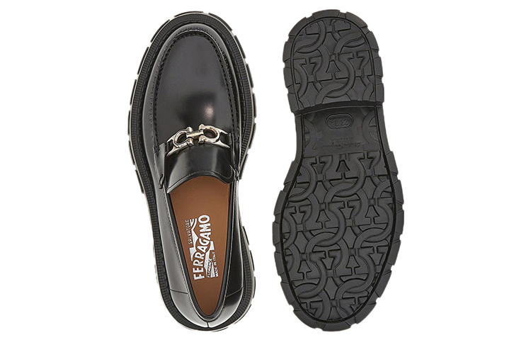 FERRAGAMO Gancini Moccasin 'Black' 圖 5