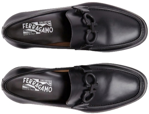 FERRAGAMO Gancini Moccasin 'Gesper Hitam' 02C506-732384 Shop FERRAGAMO Gancini Moccasin 'Gesper Hitam' 02C506-732384