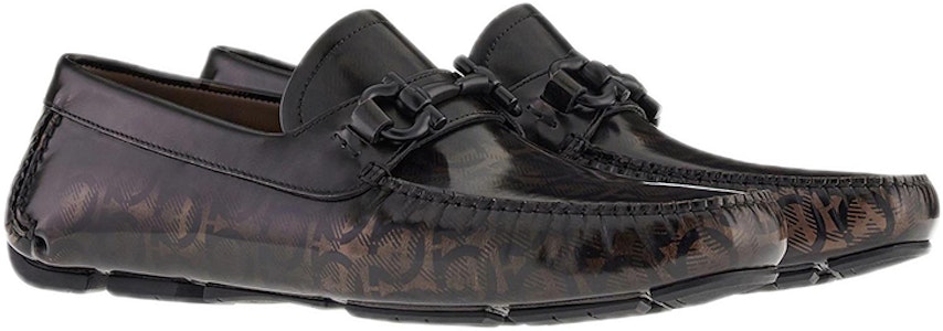 FERRAGAMO Gancini 黑色小牛皮豆豆鞋驾驶鞋 02C398-749452 Order FERRAGAMO Gancini 黑色小牛皮豆豆鞋驾驶鞋 02C398-749452