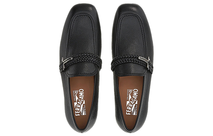 FERRAGAMO Gancini Moccasin 'Black Goat Leather' 圖 3