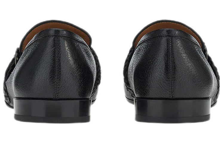 FERRAGAMO Gancini Moccasin 'Black Goat Leather' 圖 4