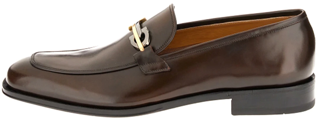 FERRAGAMO Gancini 深棕色乐福鞋 20373-745224 Buy FERRAGAMO Gancini 深棕色乐福鞋 20373-745224