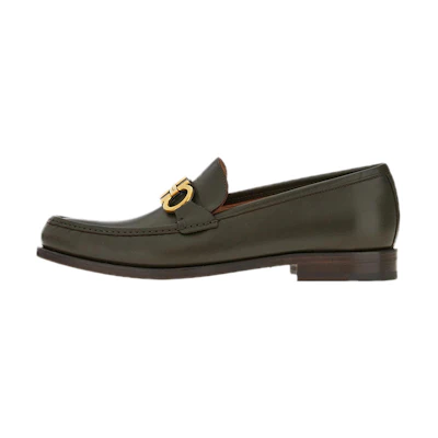 FERRAGAMO Gancini Moccasin 'Green'