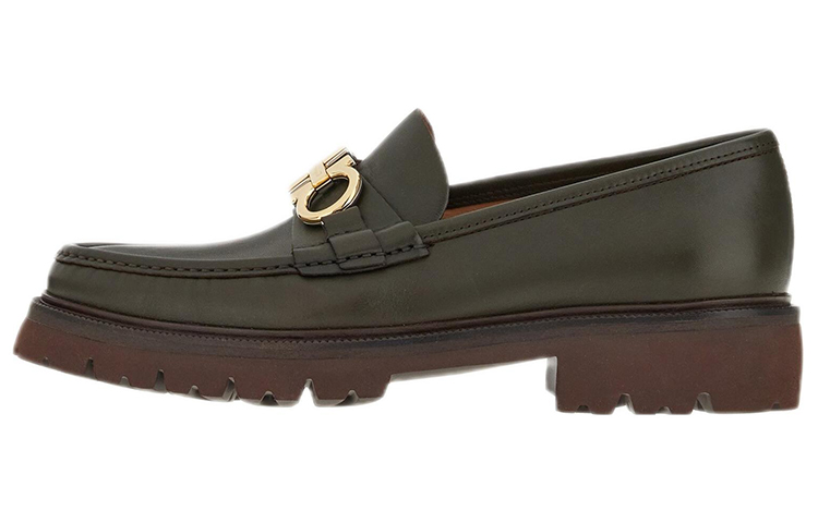 Buy FERRAGAMO Gancini Sepatu Moccasin 'Gesper Hijau' 02B200-753159
