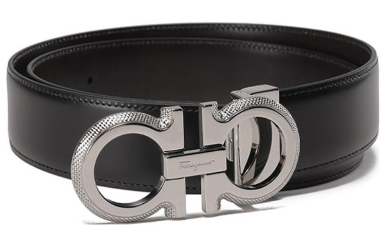 Order FERRAGAMO Gancini Reversible Leather Belt for Men - Adjustable 3.5cm Wide. 670141-754465