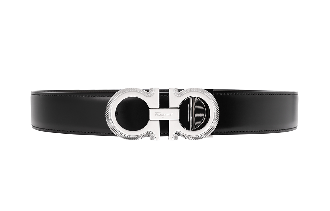 Purchase FERRAGAMO Gancini Reversible Leather Belt for Men - Adjustable 3.5cm Wide. 670141-754465