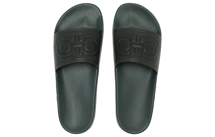 FERRAGAMO Gancini Slide 'Green PVC' 圖 3