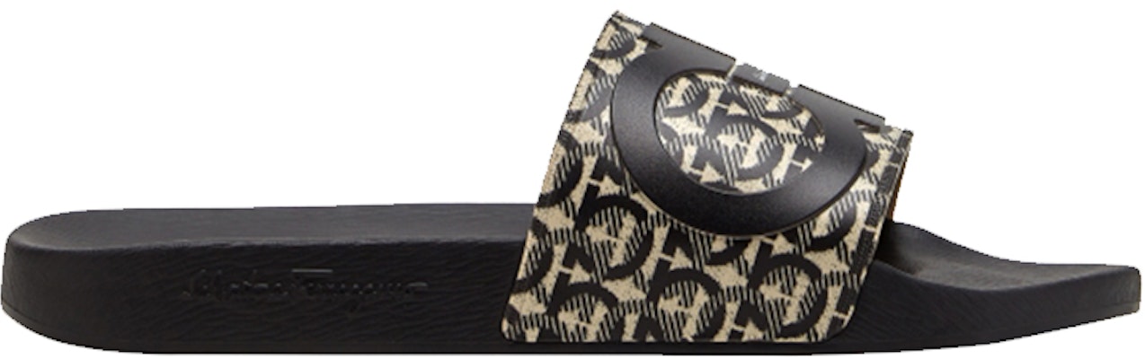 FERRAGAMO Selipar Gancini 'Kulit Hitam' 02C308-729248 Order FERRAGAMO Selipar Gancini 'Kulit Hitam' 02C308-729248