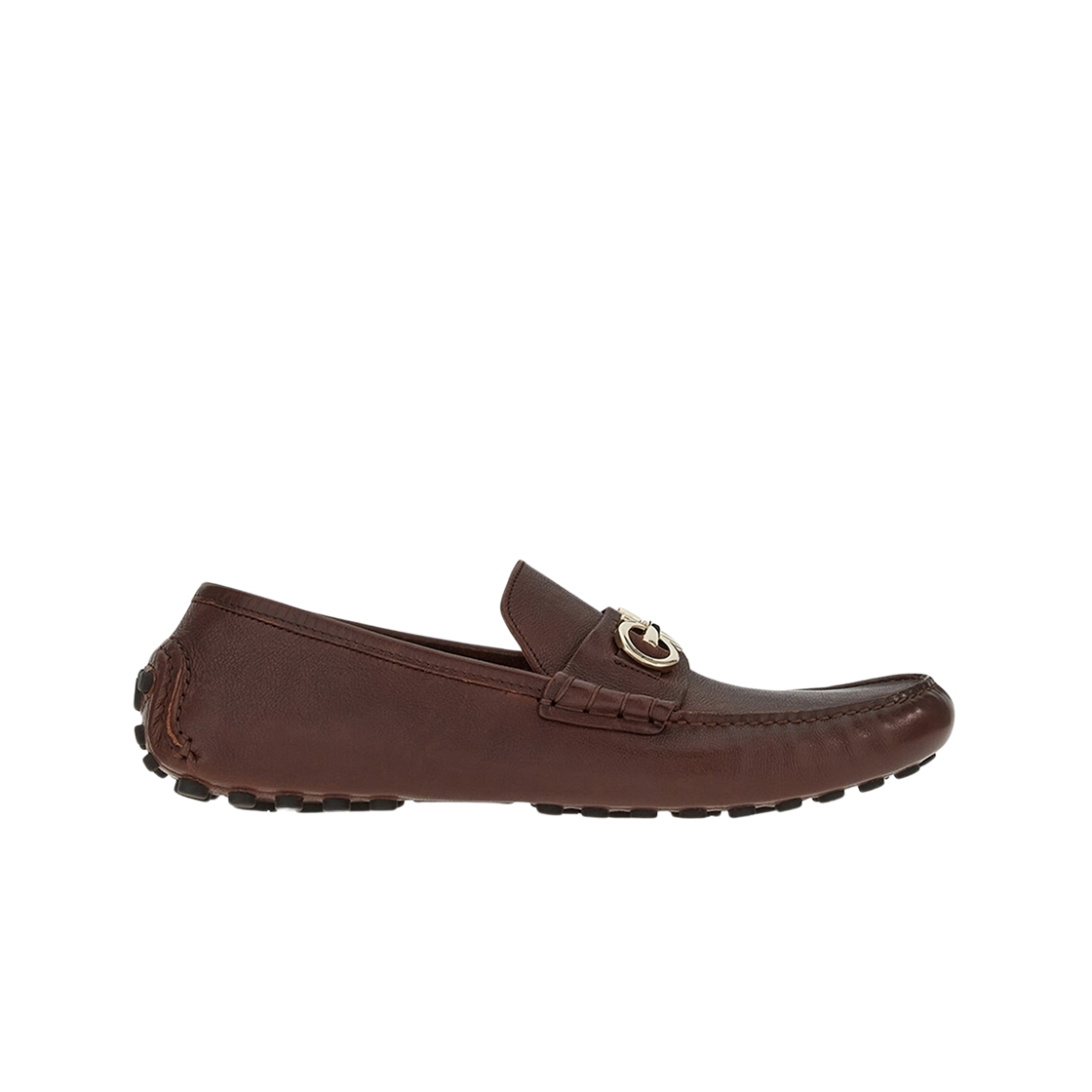 FERRAGAMO Gancini Slip-On 'Dark Brown' 020983-758350