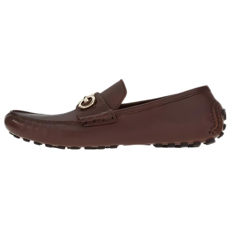Order FERRAGAMO Gancini 一脚蹬休闲鞋‘深棕色’ 020983-758350