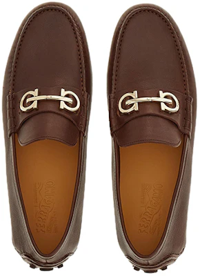 FERRAGAMO Gancini 一脚蹬休闲鞋‘深棕色’ 020983-758350 Shop FERRAGAMO Gancini 一脚蹬休闲鞋‘深棕色’ 020983-758350