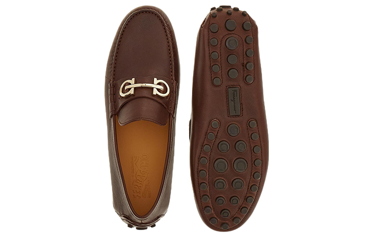Details for FERRAGAMO Gancini 一脚蹬休闲鞋‘深棕色’ 020983-758350