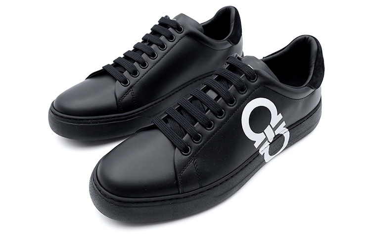 Order 菲拉格慕 Gancini 黑色运动鞋 020489-747607