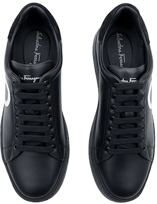 菲拉格慕 Gancini 黑色运动鞋 020489-747607 Lookbook 菲拉格慕 Gancini 黑色运动鞋 020489-747607