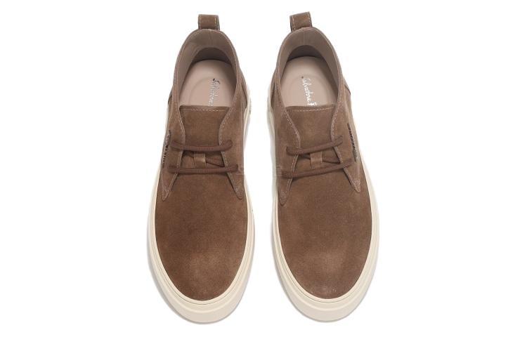 FERRAGAMO Gancini Suede Desert Boots 'Brown' 圖 5