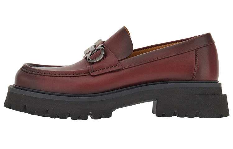 FERRAGAMO Gancini Thick Sole Loafer 'Purple'