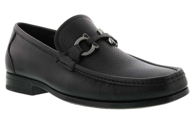 Order FERRAGAMO Gancio 'Hitam Perniagaan Kasual' 0642848