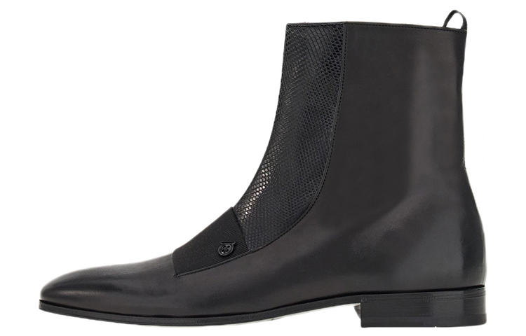 FERRAGAMO Geminiano Gancini Ankle Boots 'Black' 021131-757550