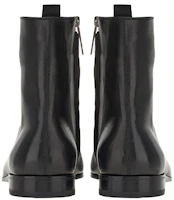 Purchase FERRAGAMO菲拉格慕 牛皮 水蛇皮飾帶 短靴 黑色