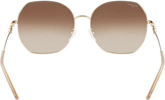 Shop Ferragamo Gold Round Metal Sunglasses Unisex Trendy Oversized Style SF284SLBK