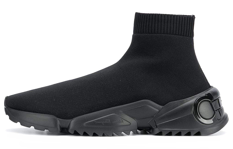 FERRAGAMO Knit Sneakers 'Black' 02C647-737231