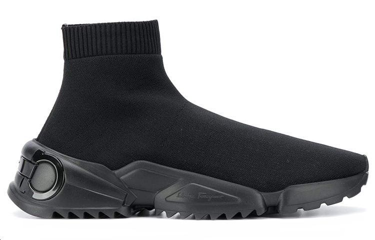 Order Ferragamo 菲拉格慕 針織運動鞋 黑色