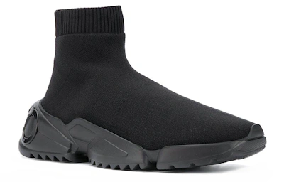 FERRAGAMO Knit Sneakers 'Black'