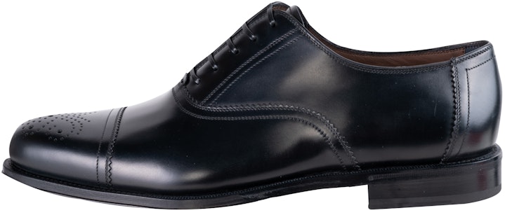 FERRAGAMO 黑色皮革系带鞋 020211-741603 Buy FERRAGAMO 黑色皮革系带鞋 020211-741603