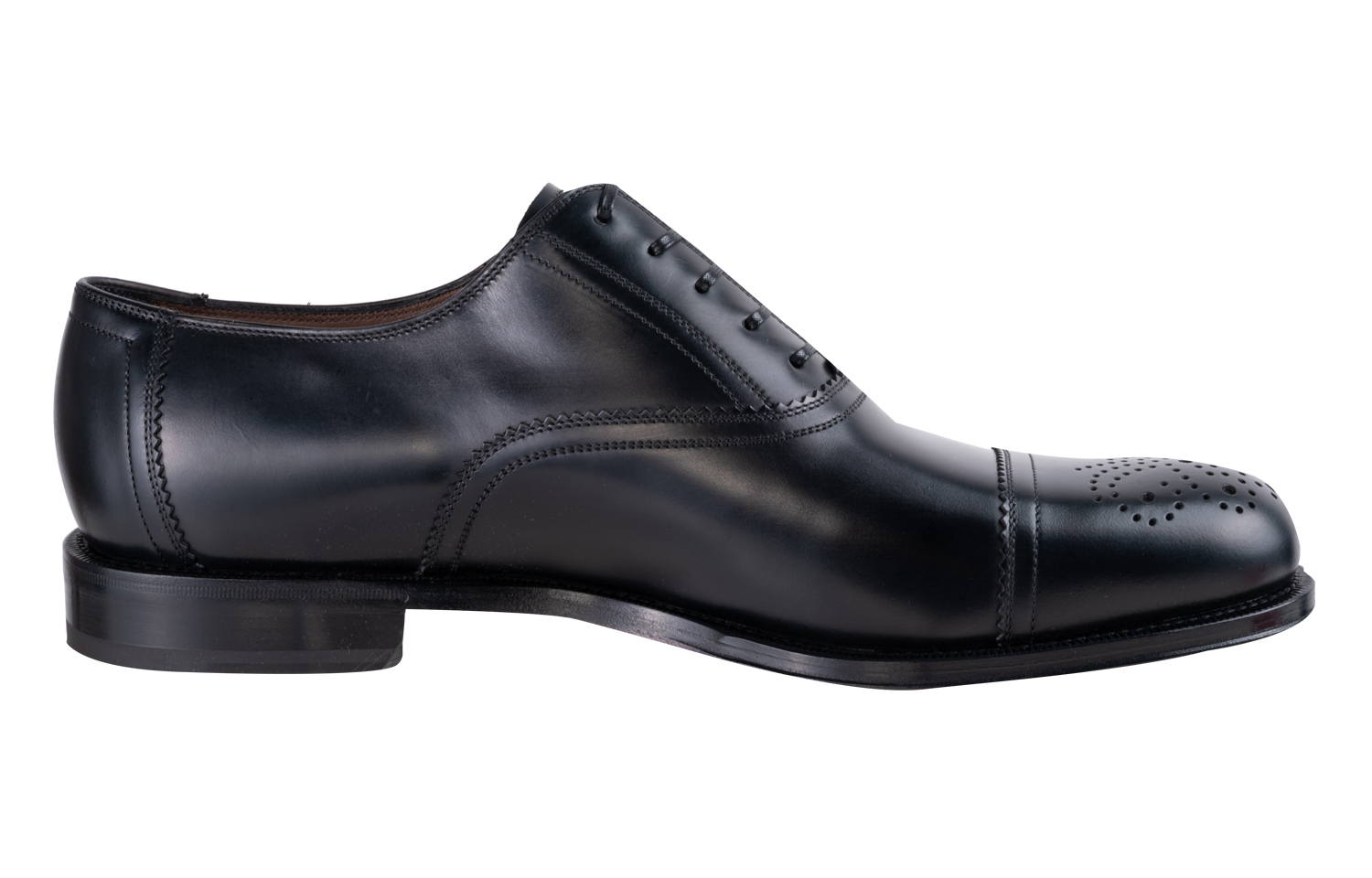Order Zapatos de Cuero con Cordones FERRAGAMO 'Negro' 020211-741603