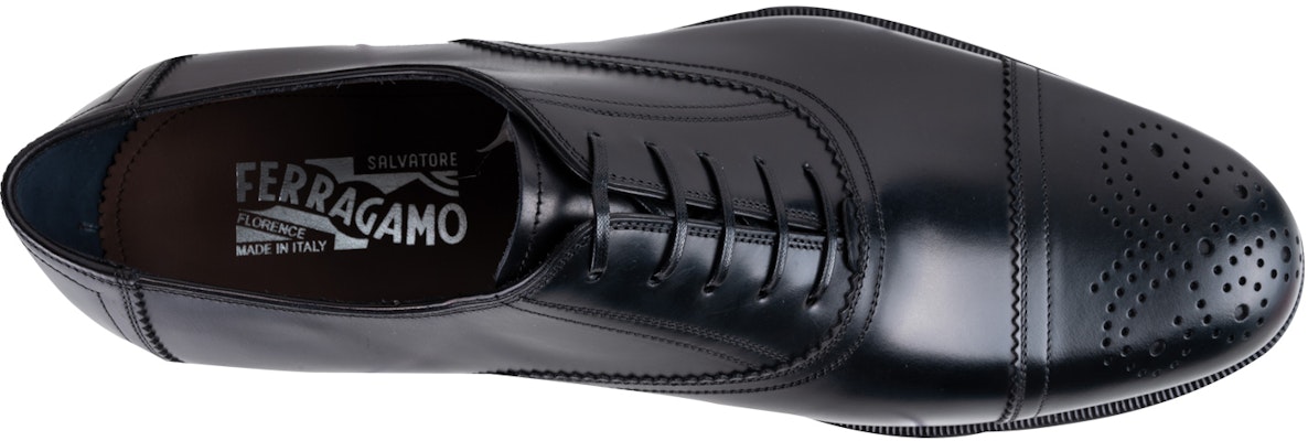 Zapatos de Cuero con Cordones FERRAGAMO 'Negro' 020211-741603 Lookbook Zapatos de Cuero con Cordones FERRAGAMO 'Negro' 020211-741603