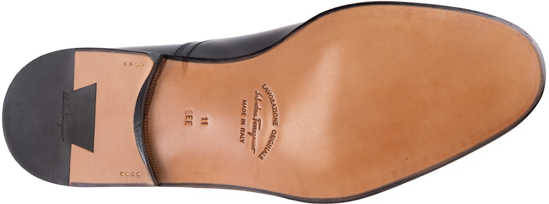 FERRAGAMO Lace-Up Leather Shoes 'Black' 020211-741603 Purchase FERRAGAMO Lace-Up Leather Shoes 'Black' 020211-741603
