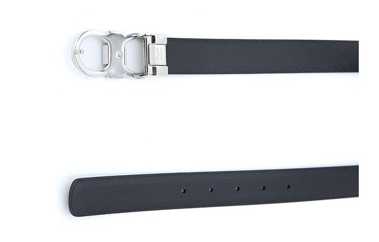 Ferragamo Leather Belt with Buckle 3CM. 0735786 圖 4